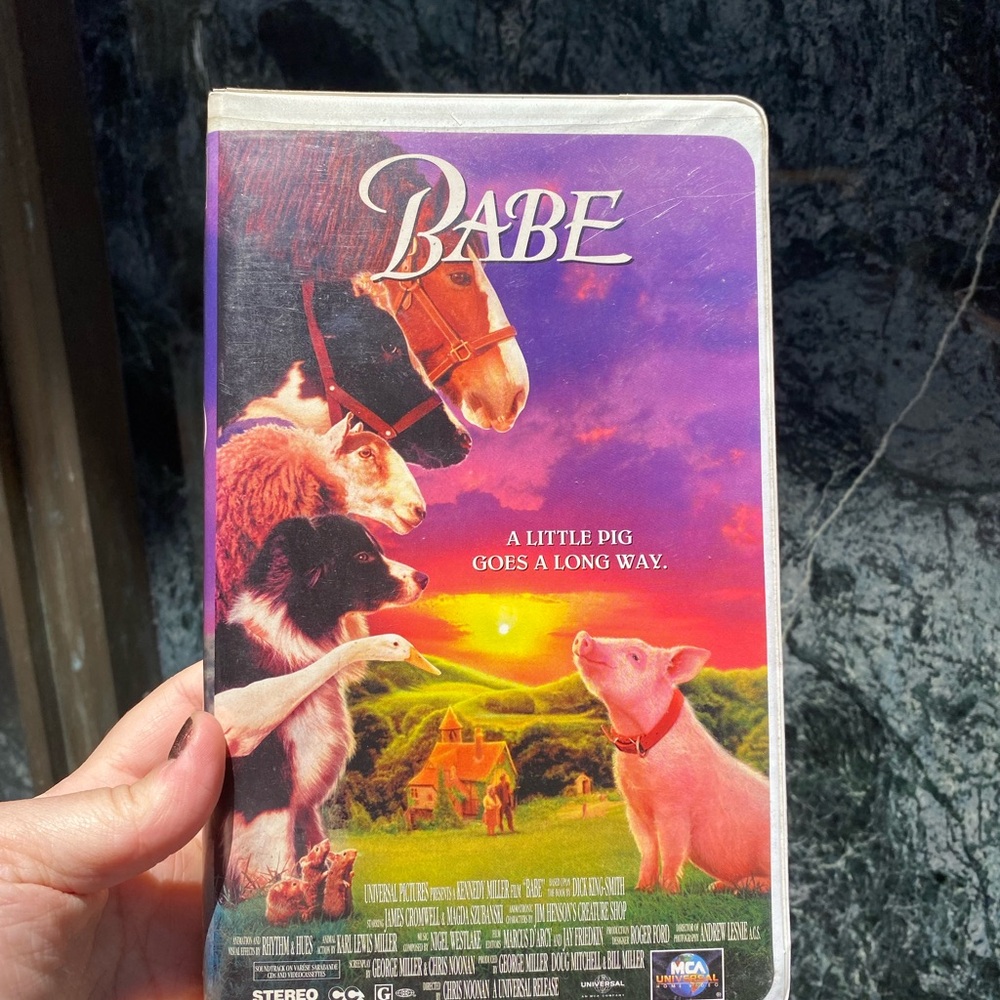 Universal Babe VHS — Pink and Purple Cover